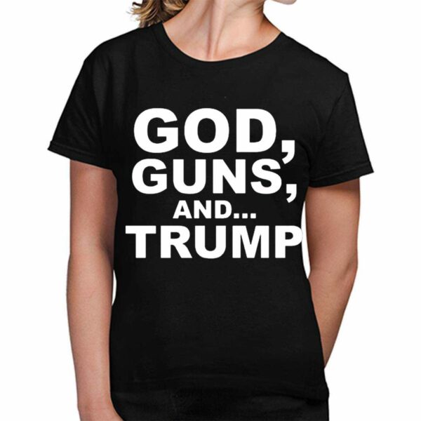 Scott Presler Wearing God Guns And Trump Shirt