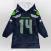 Seahawks Metcalf 14 Football Unisex Blanket Hoodie