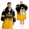 Steelers Whatever It Takes Football Unisex Blanket Hoodie