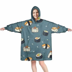 Sushi Roll Blanket Hoodie