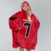 Texans 7 Stroud Football Unisex Blanket Hoodie