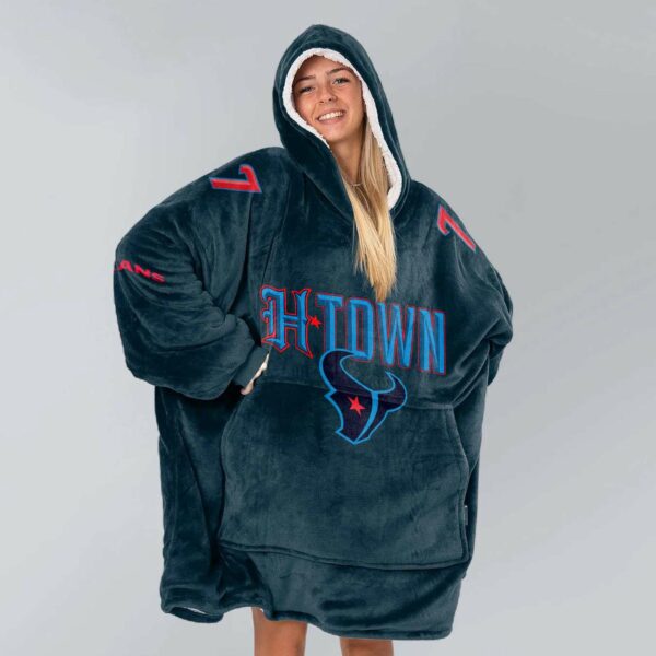 Texans Stroud 7 Football Unisex Blanket Hoodie