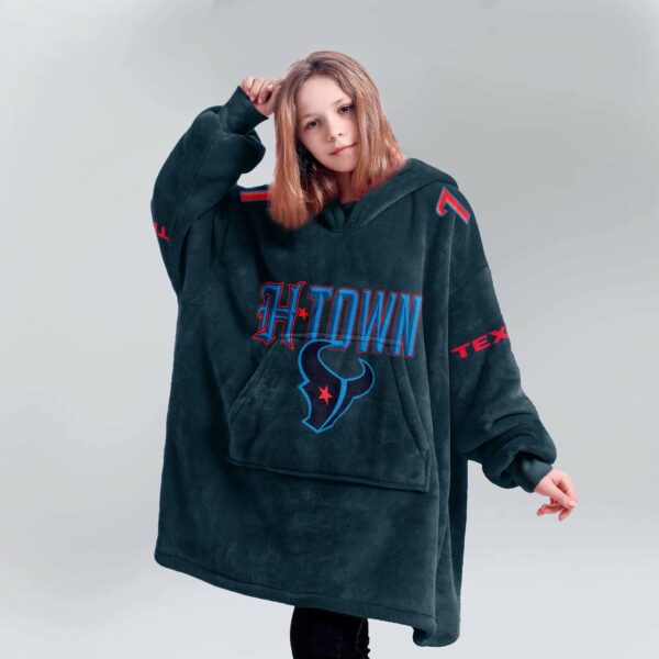 Texans Stroud 7 Football Unisex Blanket Hoodie