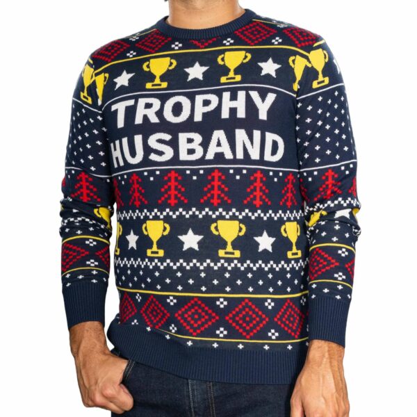 Trophy Husband Ugly Christmas Sweater