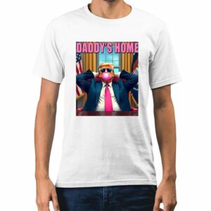 Trump 2024 Take America Back Daddys Home Pink Bubble Gum Shirt