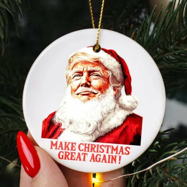 Trump Make Christmas Great Again Ornament