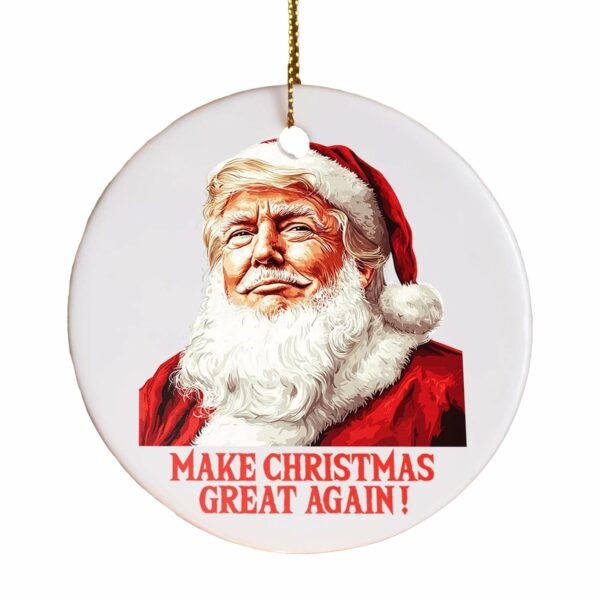 Trump Make Christmas Great Again Ornament