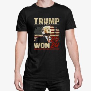 Trump Won 2024 Greatest Return In History Shirt