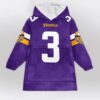 Vikings 3 Football Unisex Blanket Hoodie 1