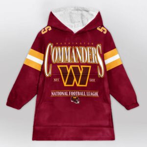 Washington 5 Daniels Football Unisex Blanket Hoodie