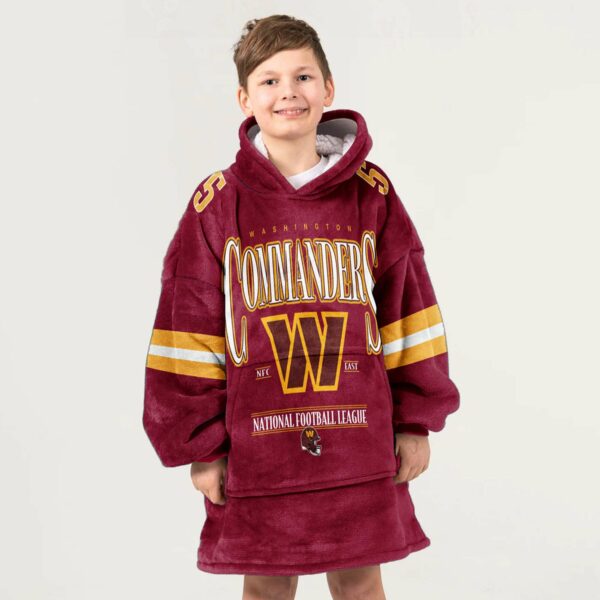 Washington 5 Daniels Football Unisex Blanket Hoodie