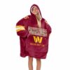 Washington Daniels 5 Football Unisex Blanket Hoodie