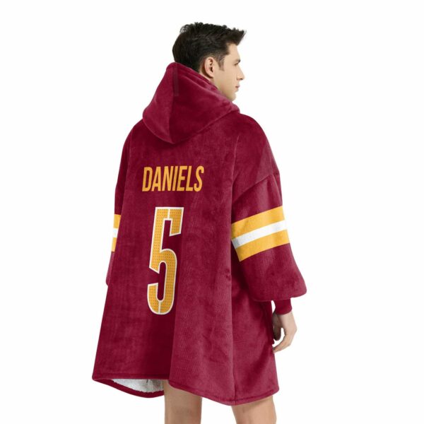 Washington Daniels 5 Football Unisex Blanket Hoodie