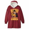 Winner Winner Turkey Dinner Trump Blanket Hoodie