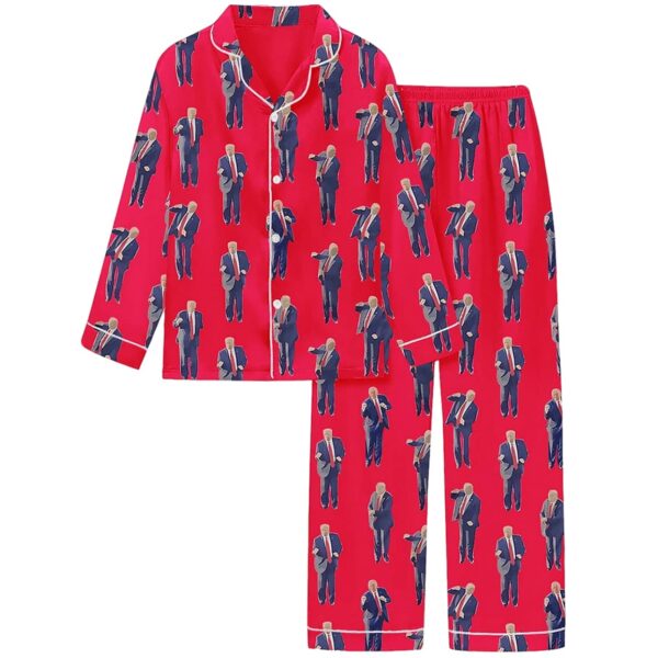 Womens America DJ Long Sleeve Pajama Set