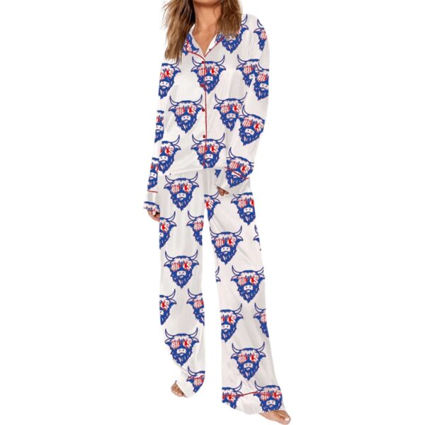 Womens Bills Football Pajama Set 1