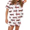 Womens Christmas Dachshund Pajama Set