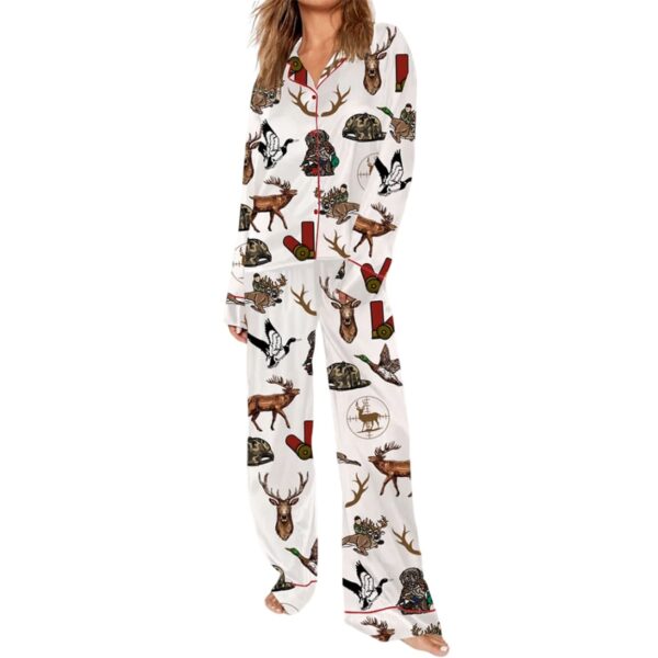 Womens Christmas Elf Pajama Set 1