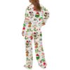 Womens Christmas Grnch Pajama Set 2