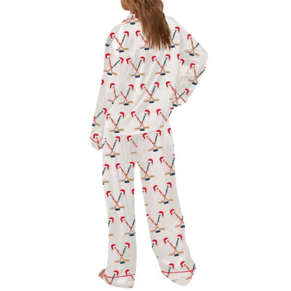 Womens Christmas Hockey Pajama Set 2