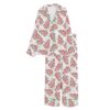 Womens Christmas Tree Cake Satin Pajama Set