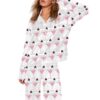 Womens Funny Cat Liquor Art Pajama Set