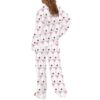 Womens Funny Cat Liquor Art Pajama Set 2