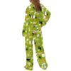 Womens Funny Dog Art Pajama Set 2