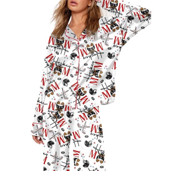 Womens Hockey Mom Pajama Set