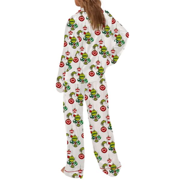 Womens How The Grinch Stole Christmas Pajama Set 2