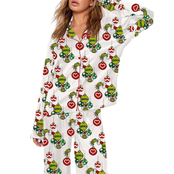 Womens How The Grinch Stole Christmas Pajama Set