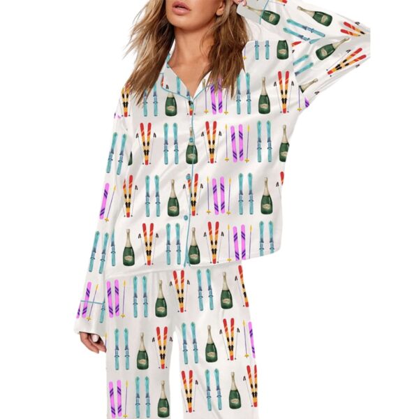 Womens Ski Party Pajama Set