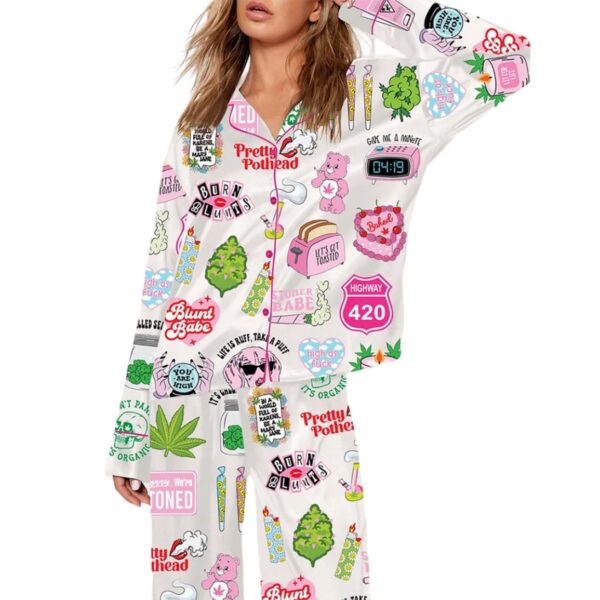 Womens Stoner Girl Pajama Set