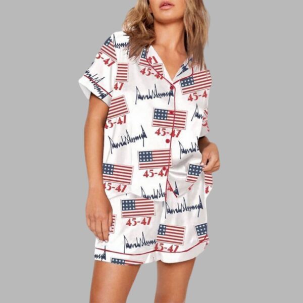 Womens Trump 45 47 Pajama Set 1