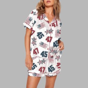 Womens Trump America 45 47 Pajama Set 1