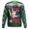 Working It At The Pole Ugly Christmas Sweater