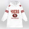 49ers 85 Kittle Unisex Blanket Hoodie 1