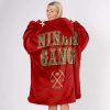 49ers Adding A New Member To The Niners Gang Football Unisex Blanket Hoodie