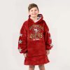 49ers Faithful Niner Gang Football Unisex Blanket Hoodie