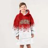 49ers Football Unisex Blanket Hoodie