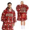 49ers Unisex Blanket Hoodie