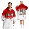 49ers Football Unisex Blanket Hoodie 2