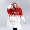 49ers Football Unisex Blanket Hoodie 5