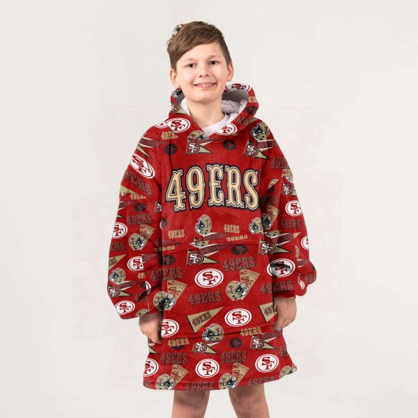 49ers Unisex Blanket Hoodie