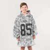 49ers Kittle 85 Unisex Blanket Hoodie