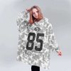 49ers Kittle 85 Unisex Blanket Hoodie 5