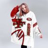 49ers Niner Gang Football Blanket Hoodie 5