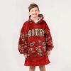 49ers Niner Gang Football Unisex Blanket Hoodie