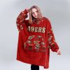 49ers Niner Gang Football Unisex Blanket Hoodie 4