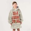 49ers Talk Purdy To Me Football Unisex Blanket Hoodie